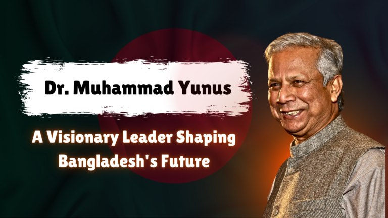 Dr. Muhammad Yunus: A Visionary Leader Shaping Bangladesh's Future