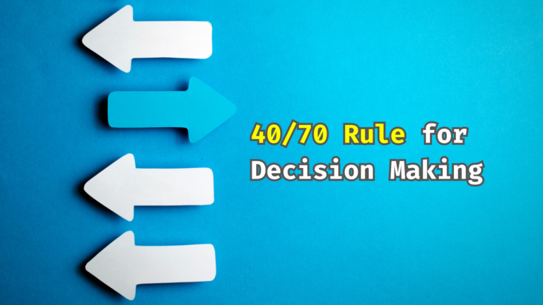 4070 Rule for Decision Making