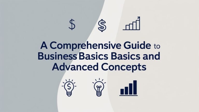 A Comprehensive Guide to Business Basics and Advanced Concepts with Real Life Examples