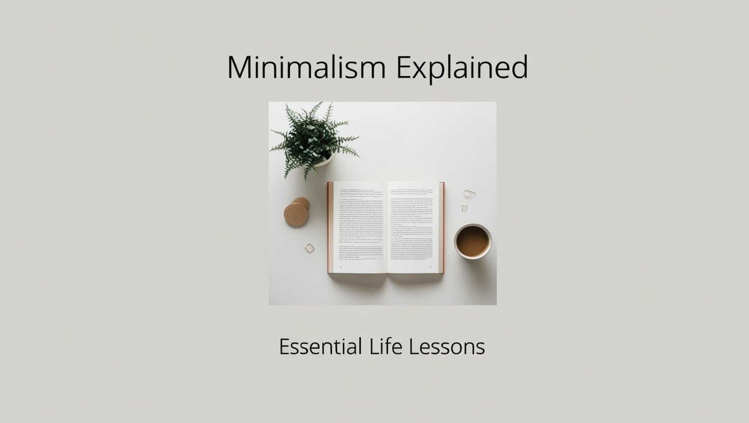 Minimalism Explained: Essential Life Lessons from 'Minimalism: Essential Essays'